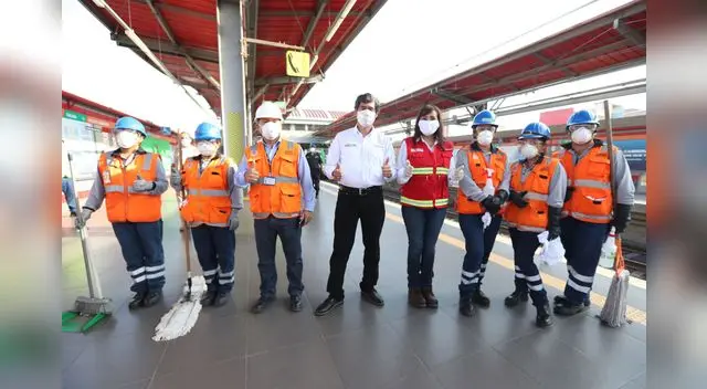 La estación del Metro de Lima en Villa El Salvador fue inspeccionado.