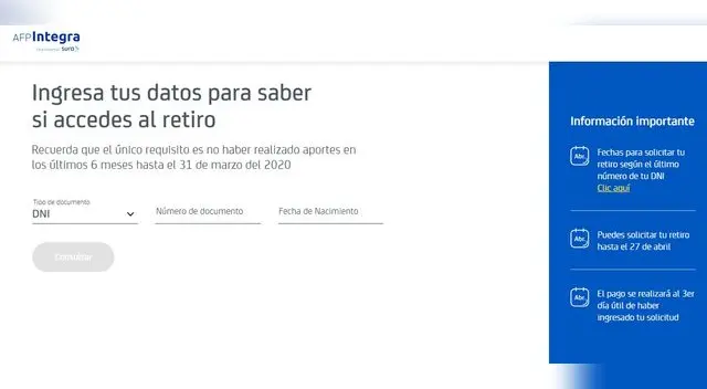 ¿Qué pasos debo seguir para retirar mi AFP Integra?