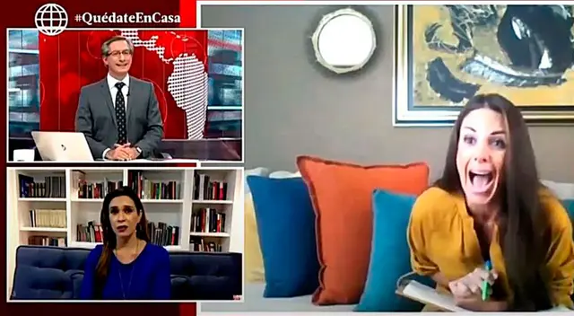 El buen hunor en la edición matutina de América Noticias se hizo notar el día de hoy. El buen hunor en la edición matutina de América Noticias se hizo notar el día de hoy.