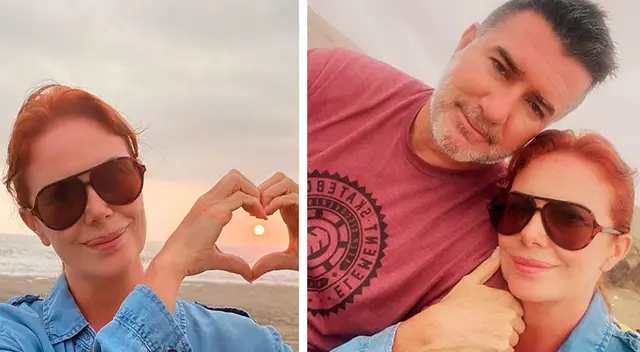 Esposo de Almendra Gomelsky sorprende al pintarle el cabello.