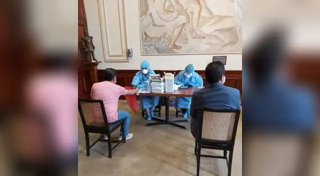 Personal del Minsa estuvo realizando las pruebas rápidas de coronavirus. Personal del Minsa estuvo realizando las pruebas rápidas de coronavirus.