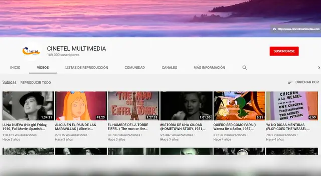 El canal de la productora Mosfilm encontrarás más de mil películas completamente gratuitas