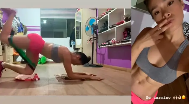 Jossmery Toledo no deja entrenar en cuarentena.