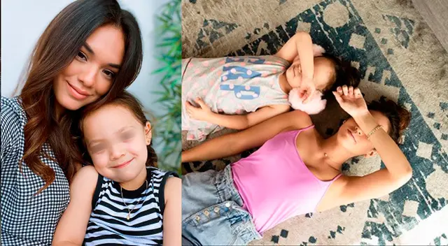 Jazmín Pinedo sorprende a su hijita durante la cuarentena. Jazmín Pinedo sorprende a su hijita durante la cuarentena.