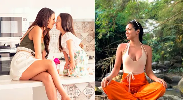 Jazmín Pinedo sorprende a su hijita durante la cuarentena. Jazmín Pinedo sorprende a su hijita durante la cuarentena.