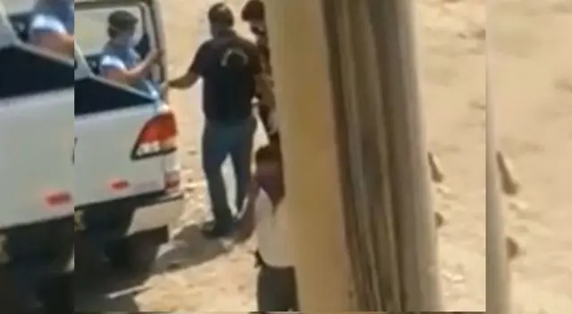 Autoridades viendo el caso. Autoridades viendo el caso.