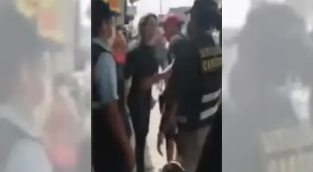 Extranjera no respeta a serenos de Chosica. Extranjera no respeta a serenos de Chosica.