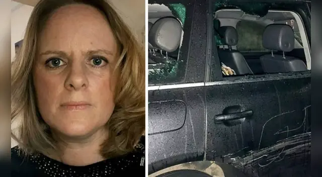 La mujer denunció el hecho mediante un video.