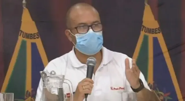 Ministro de salud, Víctor Zamora. Ministro de salud, Víctor Zamora.