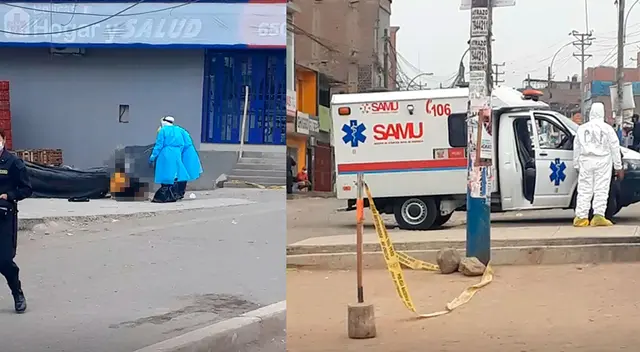 Una mujer que tendría síntomas del COVID-19 se desmaya en Carabayllo.
