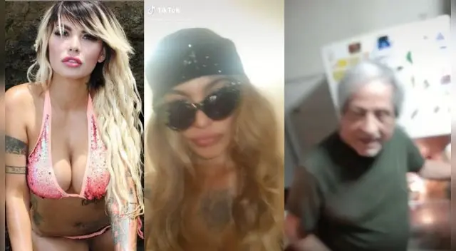 Angie Jibaja grabó un Tik Tok con su pareja de 75 años antes de que la hiriera de 2 balas