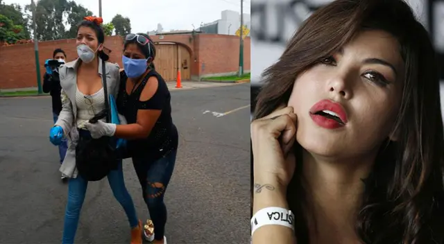 Hermana de Angie Jibaja se presentó en la clínica para conocer su estado de salud. Hermana de Angie Jibaja se presentó en la clínica para conocer su estado de salud.