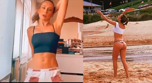 La actriz Ester Expósito viene encendiendo las redes sociales por sus sexys movimientos frente a la cámara.