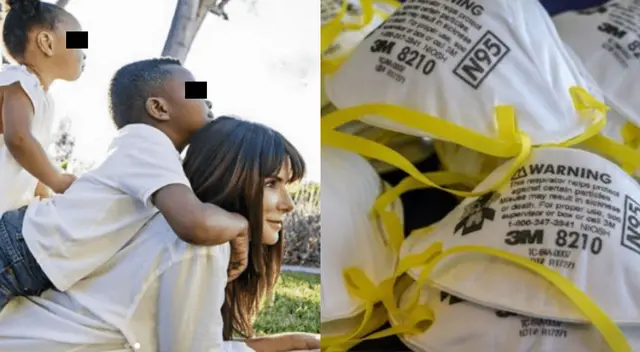 Sandra Bullock y su familia tuvieron una gran manera de colaborar a luchar contra el COVID-19.