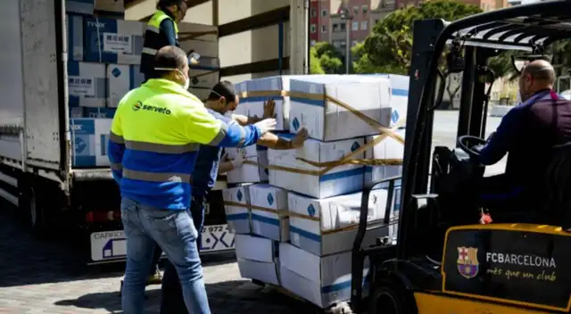 Este domingo se entregó un lote de 15 mil equipos de protección individual | Foto: Difusión