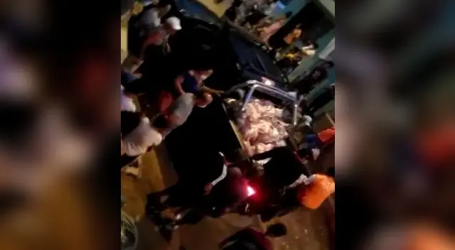 Saquean camioneta para viveres de familia de extrema pobreza Saquean camioneta para viveres de familia de extrema pobreza