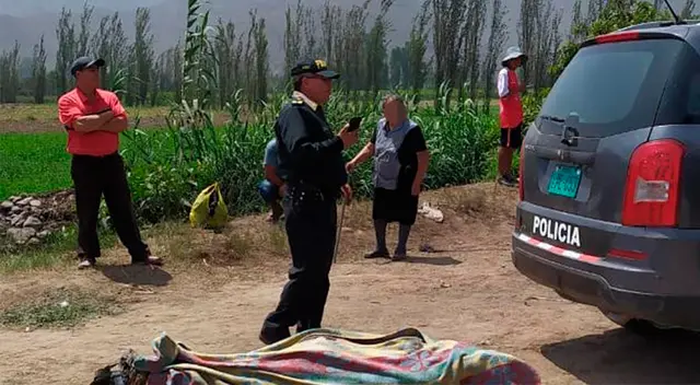 El cadáver de hombre fue hallado en el canal La Achirana.  