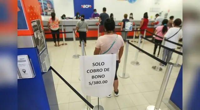 Bono de 380 soles entregado por Estado. Bono de 380 soles entregado por Estado.