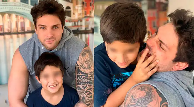 Nicola Porcella ahora más que nunca quiere a su engreído a su lado.