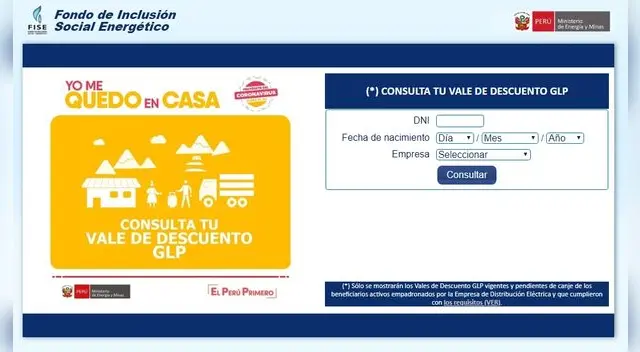 Descuento GLP: consulta aquí tu vale para comprar balón de gas Descuento GLP: consulta aquí tu vale para comprar balón de gas