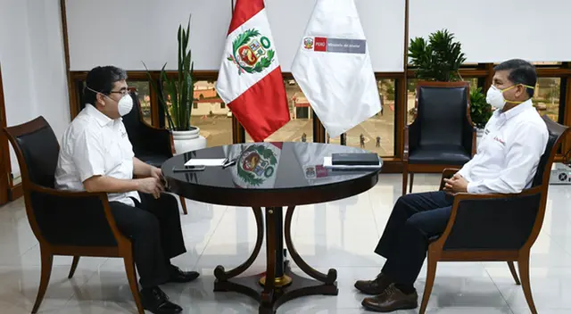 Nelson Shack y Carlos Morán