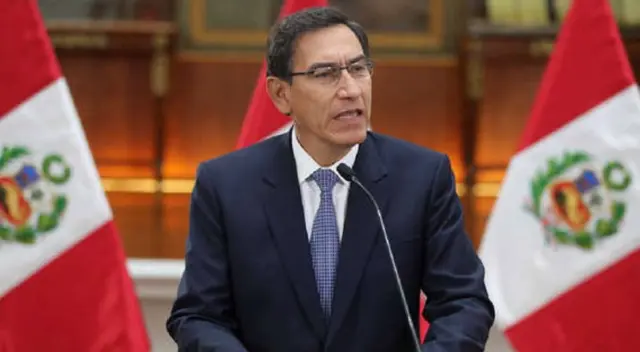Martín Vizcarra brinda conferencia de prensa por el Estado de Emergencia.