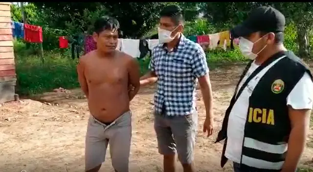 Violador capturado en la Comunidad Nativa Nuevo Progreso Violador capturado en la Comunidad Nativa Nuevo Progreso