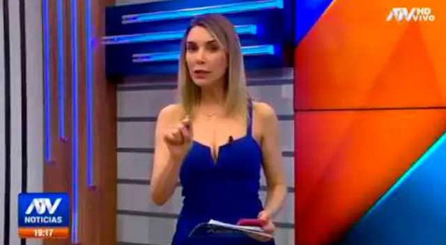 Juliana Oxenford en su programa.