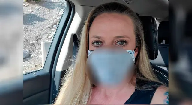La mujer ha remecido las redes sociales por su peculiar mascarilla. La mujer ha remecido las redes sociales por su peculiar mascarilla.