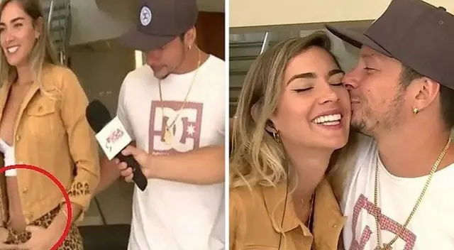 La pareja dio a conocer la feliz noticia el día del cumpleaños del piloto de autos.