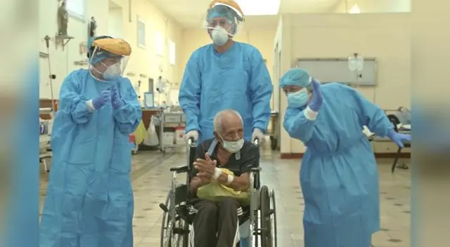 El señor Valerio Santa Cruz Fernández fue internado en el Hospital Dos de Mayo tras presentar sintomas del Covid-19. El señor Valerio Santa Cruz Fernández fue internado en el Hospital Dos de Mayo tras presentar sintomas del Covid-19.