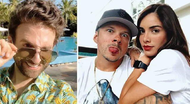 El ex conductor de TV se las olía al evidenciar abultado vientre de modelo.