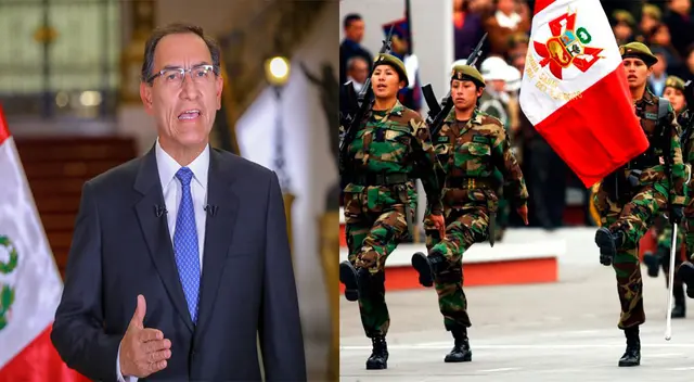 Martín Vizcarra envía conmovedor mensaje a la policía y a la FF.AA.