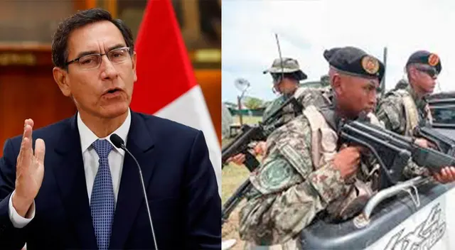 Martín Vizcarra envía conmovedor mensaje a la policía y a la FF.AA.