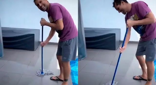 El arquero toma de la mejor manera los clips que le graba.