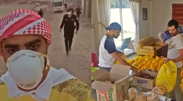 Yaqoob Mubarak se quedó en Perú durante la cuarentena y continúa ayudando a muchos.