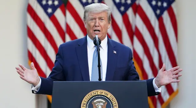 Trump sorprendió con sus declaraciones sobre el origen del coronavirus durante una rueda de prensa.