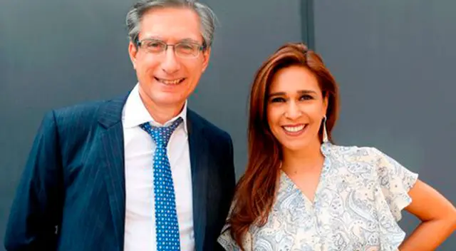 Federico al lado de Verónica Linares sonrientes. Federico al lado de Verónica Linares sonrientes.