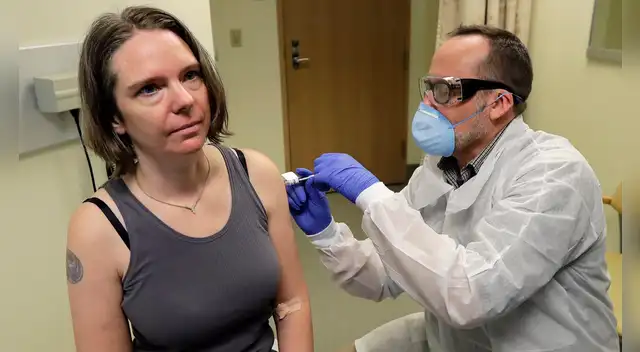 Los especialistas le aplicaron la primera vacuna experimental el pasado 16 de marzo.