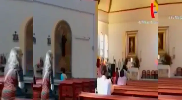 Los vecinos dijeron que entraban por una puerta posterior de la parroquia Los vecinos dijeron que entraban por una puerta posterior de la parroquia