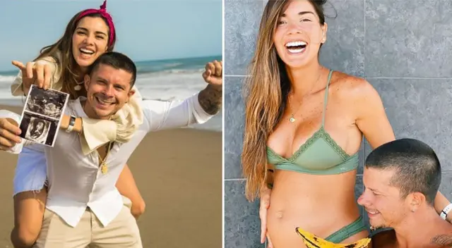 El matrimonio reveló imágenes del embarazo en sus redes sociales. El matrimonio reveló imágenes del embarazo en sus redes sociales.