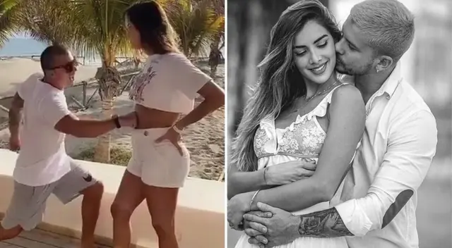 El matrimonio reveló imágenes del embarazo en sus redes sociales. El matrimonio reveló imágenes del embarazo en sus redes sociales.