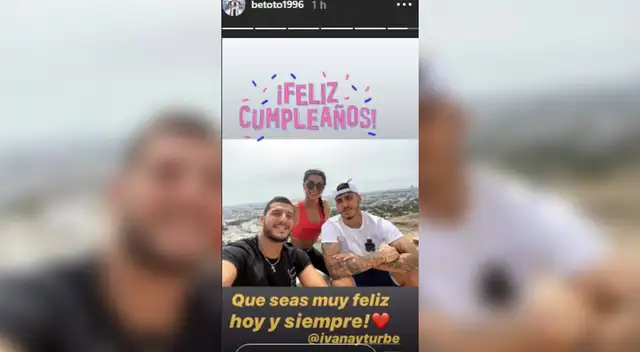 El mensaje de Beto da Silva por el onomástico de Ivana Yturbe. El mensaje de Beto da Silva por el onomástico de Ivana Yturbe.