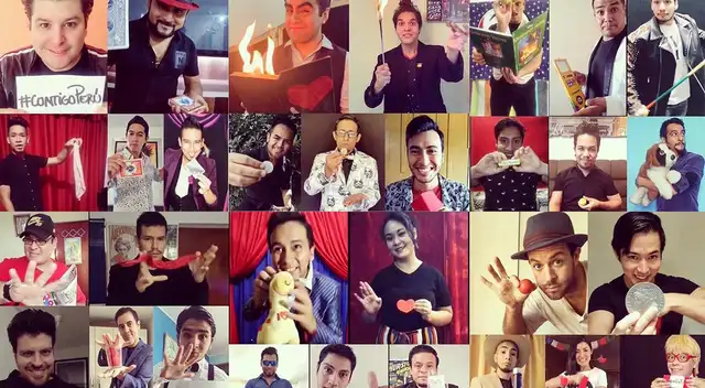 En total 31 magos se unieron para brindar su arte al público.