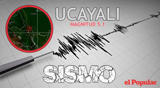 Sismo de 5.1 se sintió en Ucayali.
