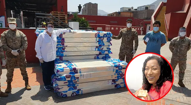 Bartola prepara diez platos de almuerzo para médicos y enfermeras de los hospitales más alejados de Lima.