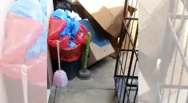 Condiciones insalubres en hospital de Huaycán. Condiciones insalubres en hospital de Huaycán.