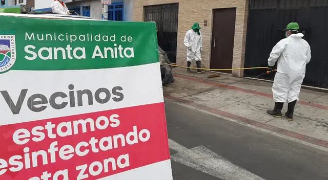 Desinfectasnbarrios de Santa Anita. Desinfectasnbarrios de Santa Anita.