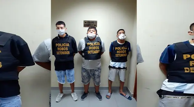 Los detenidos fueron trasladados a la Dirincri Los detenidos fueron trasladados a la Dirincri