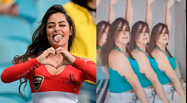 Larissa Riquelme mostró sus habilidades en el baile. Larissa Riquelme mostró sus habilidades en el baile.